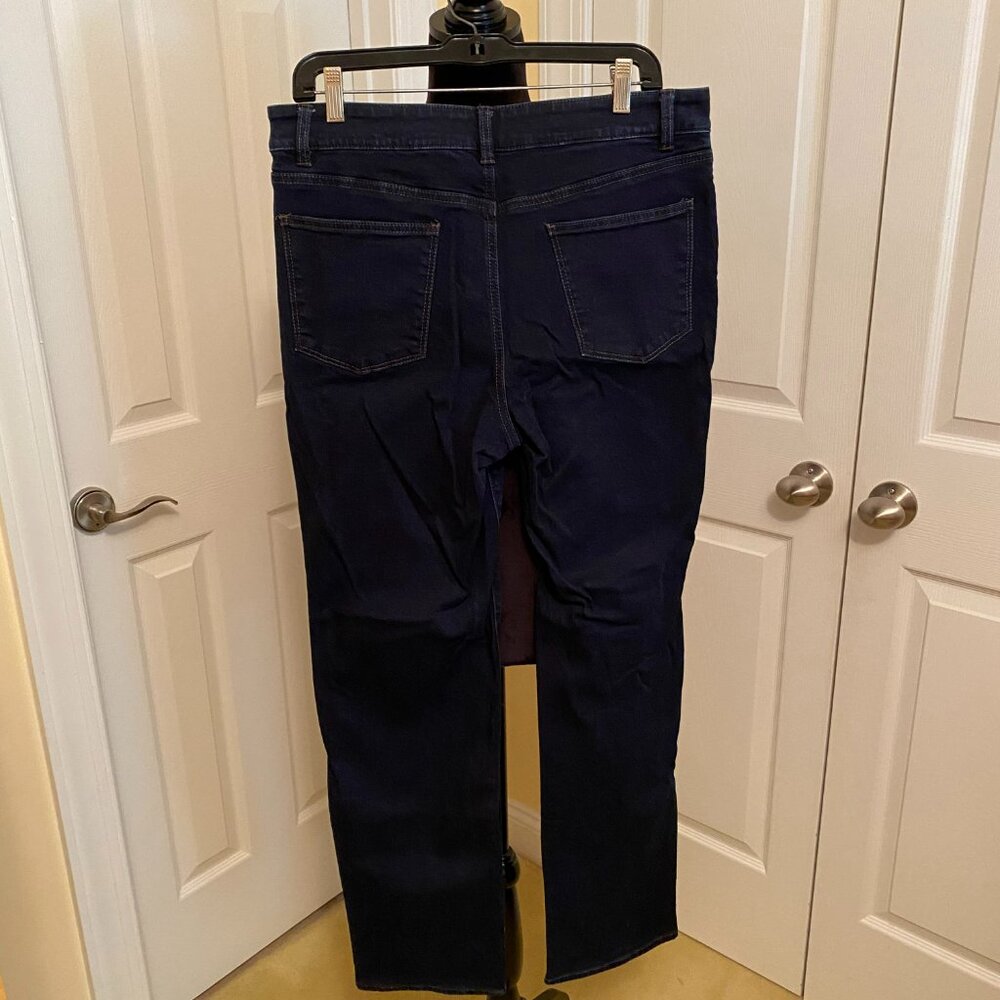 Talbots Heritage Dark Blue Denim Jeans Size 12 - Picture 3 of 5